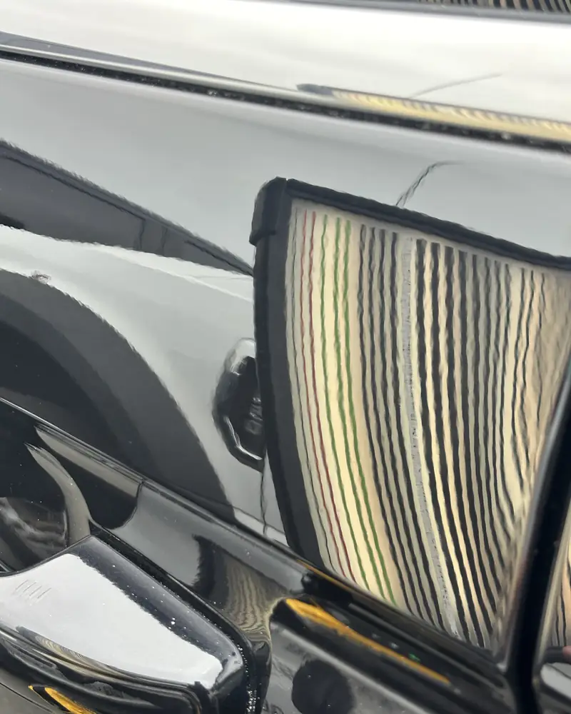 After: F-150 door, under the line board