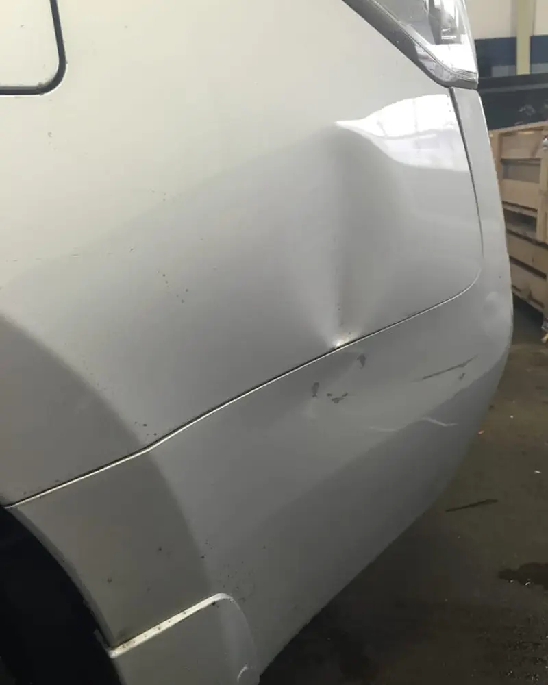 Before: White rear quarter